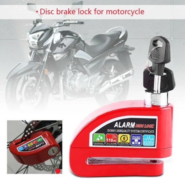 Candado con potente alarma p/motos y bicis - Imagen 2