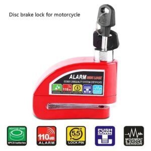 Candado con potente alarma p/motos y bicis